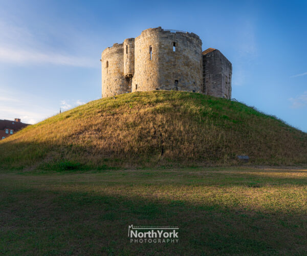Clifford's Tower, York, Golden Hour