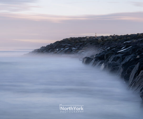 Rocks at Staithes, Long Exposure, North York Moors