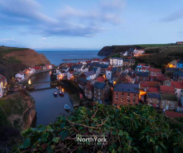 Evening Light at Staithes, Noth York Moors