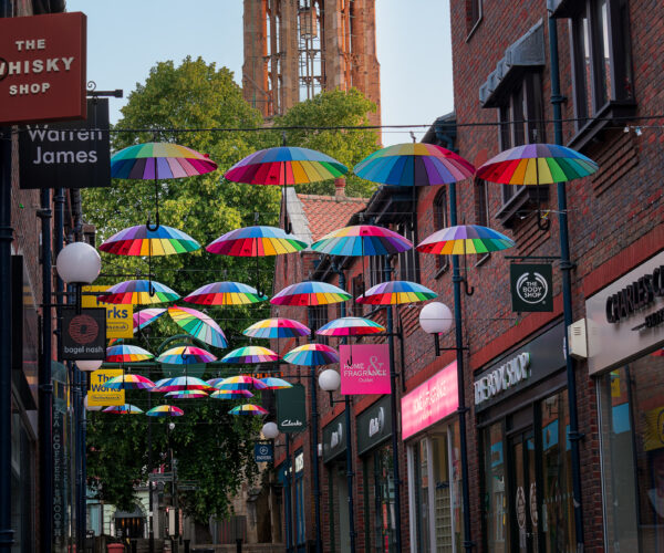 Umbrella Street, Coppergate, York