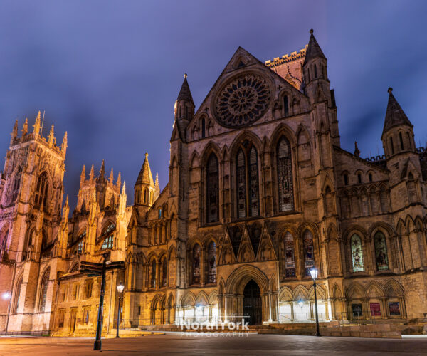 York Minster Cathedral Blue Hour, York