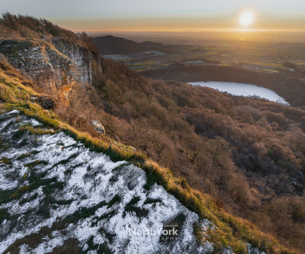 Sutton Bank Winter Sunset, North York Moors
